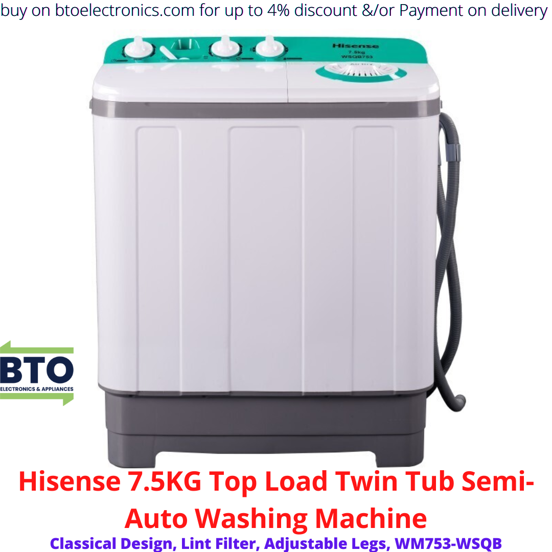 hisense washing machine 7.2 kg