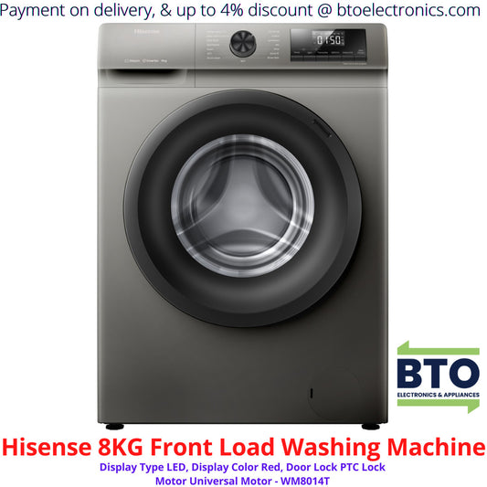 Hisense 8KG Front Load Washing Machine