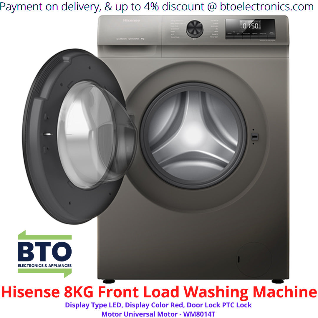 Hisense 8KG Front Load Washing Machine