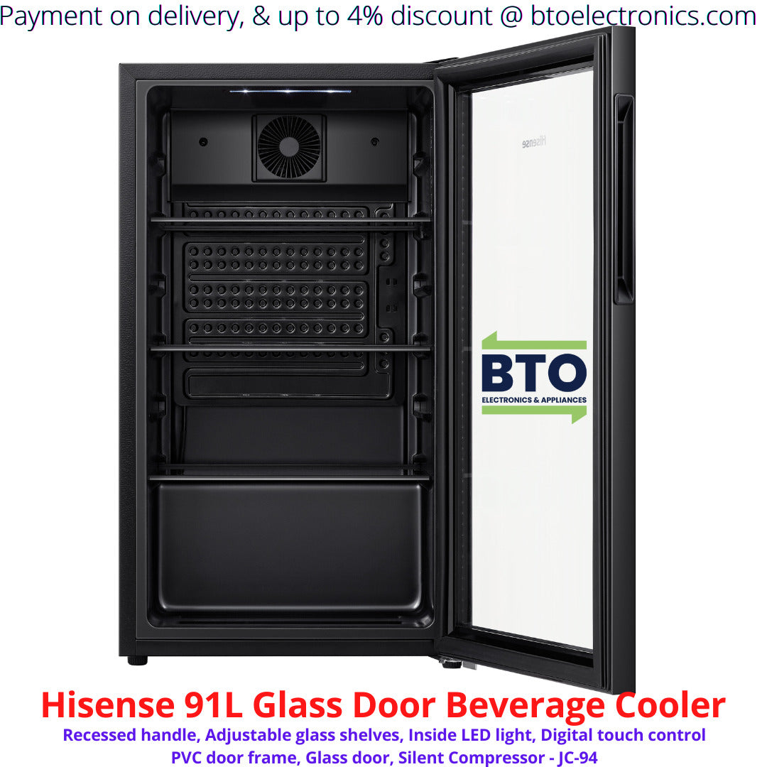 Hisense 91L Glass Door Beverage Cooler