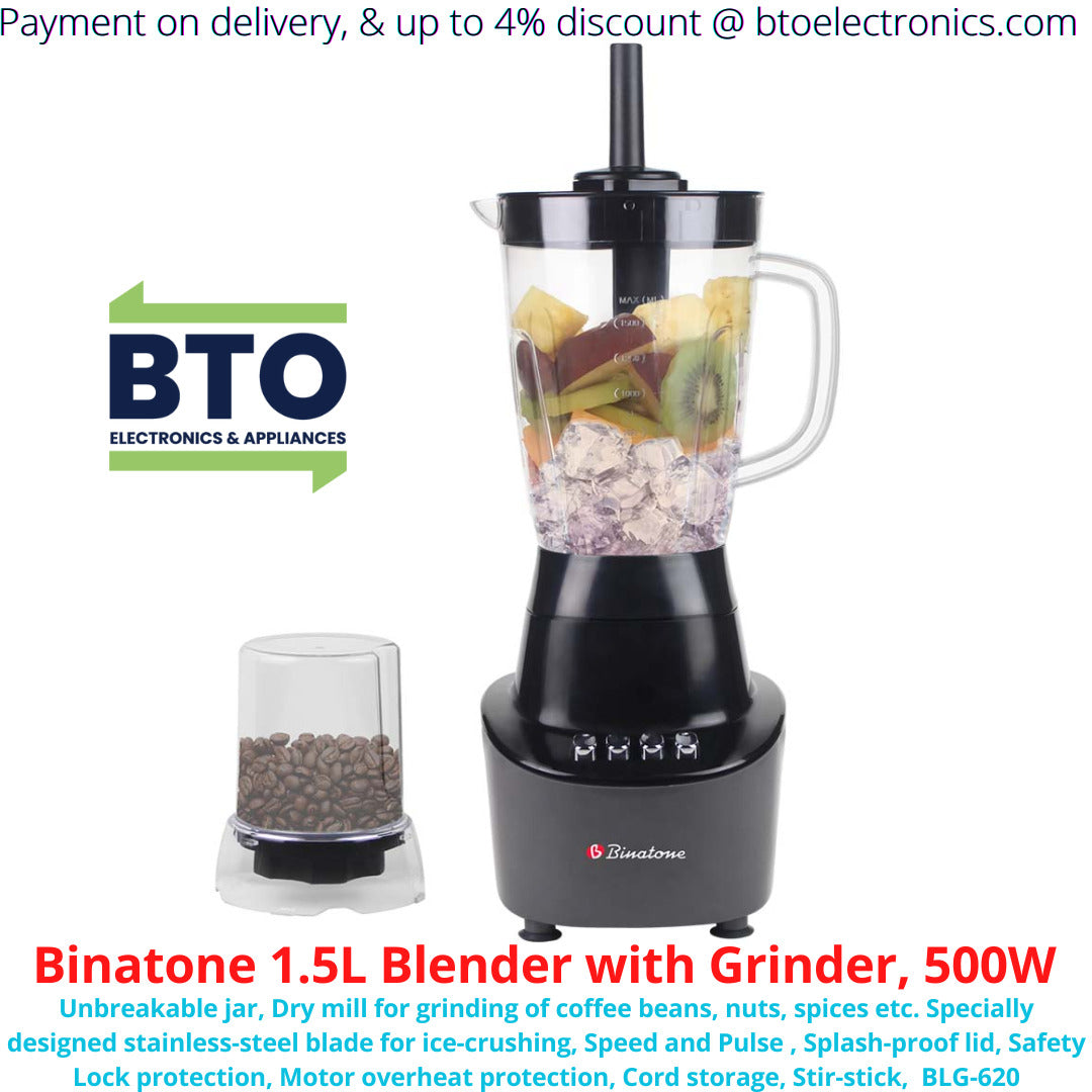 Binatone 1.5l Blender/Grinder 500w