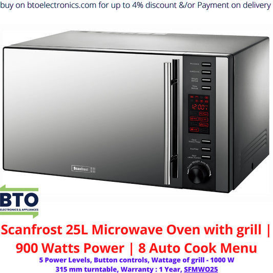 Scanfrost 25L Microwave Oven, With Grill