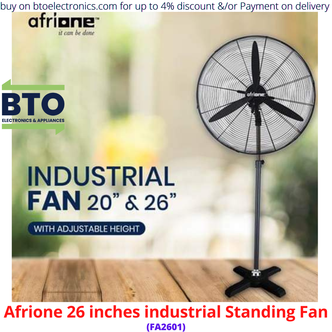 Afrione 26 Inches Industrial Standing Fan